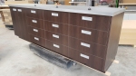 Counter with Locking Cigarette Drawers