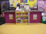 Shop Counter with Display Shelves