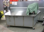 Stainless Steel Deli Slicer Bench Unit