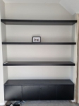 Floating Cupboard and Shelves
