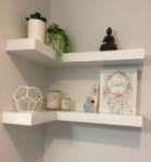 Floating Corner Shelves